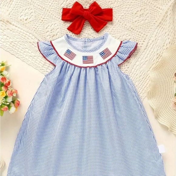 New Flag Dress & Headband - Picture 7 of 7